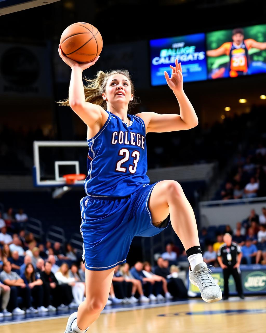 Basketball athlete training for US college recruitment