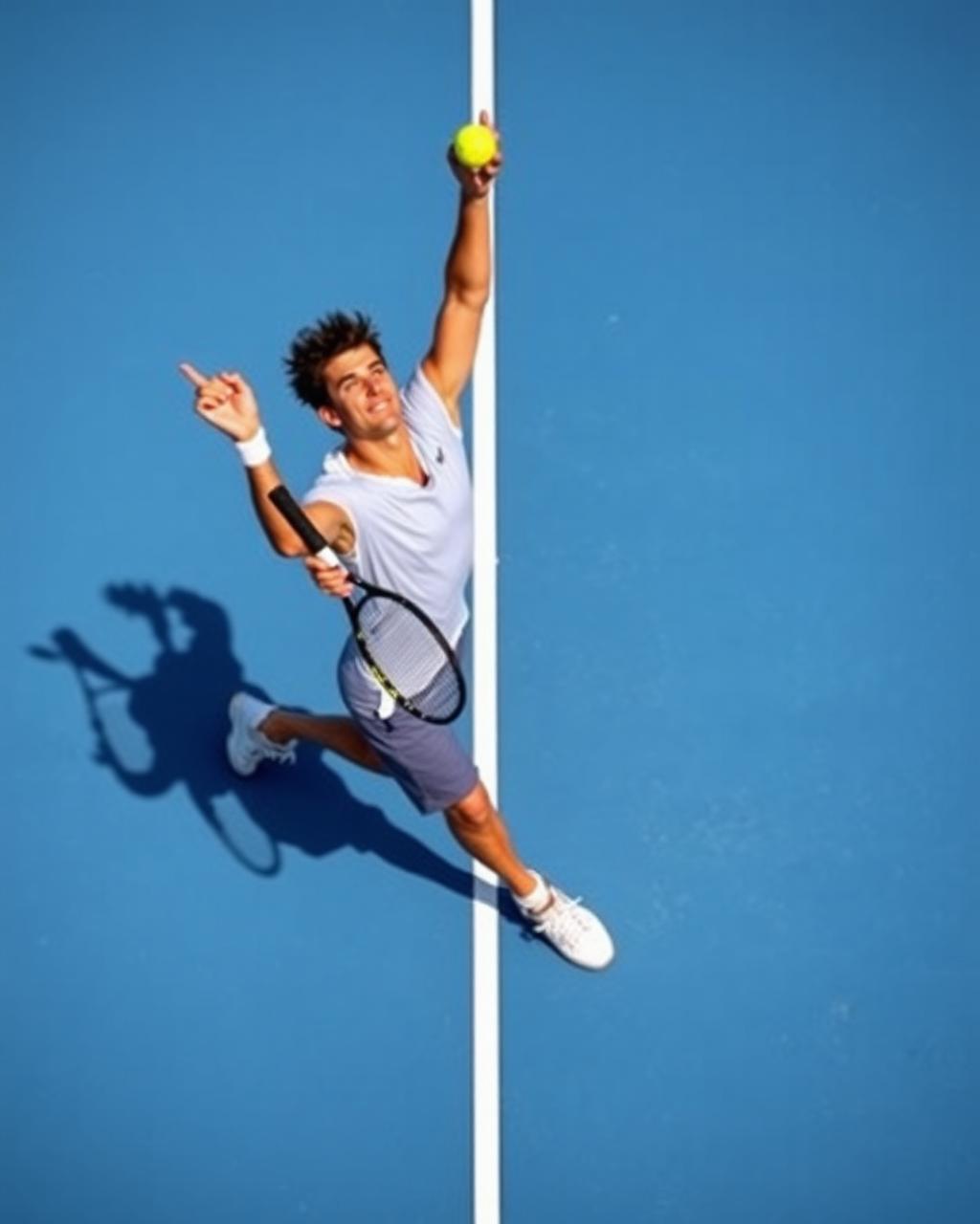 Tennis athlete training for US college recruitment