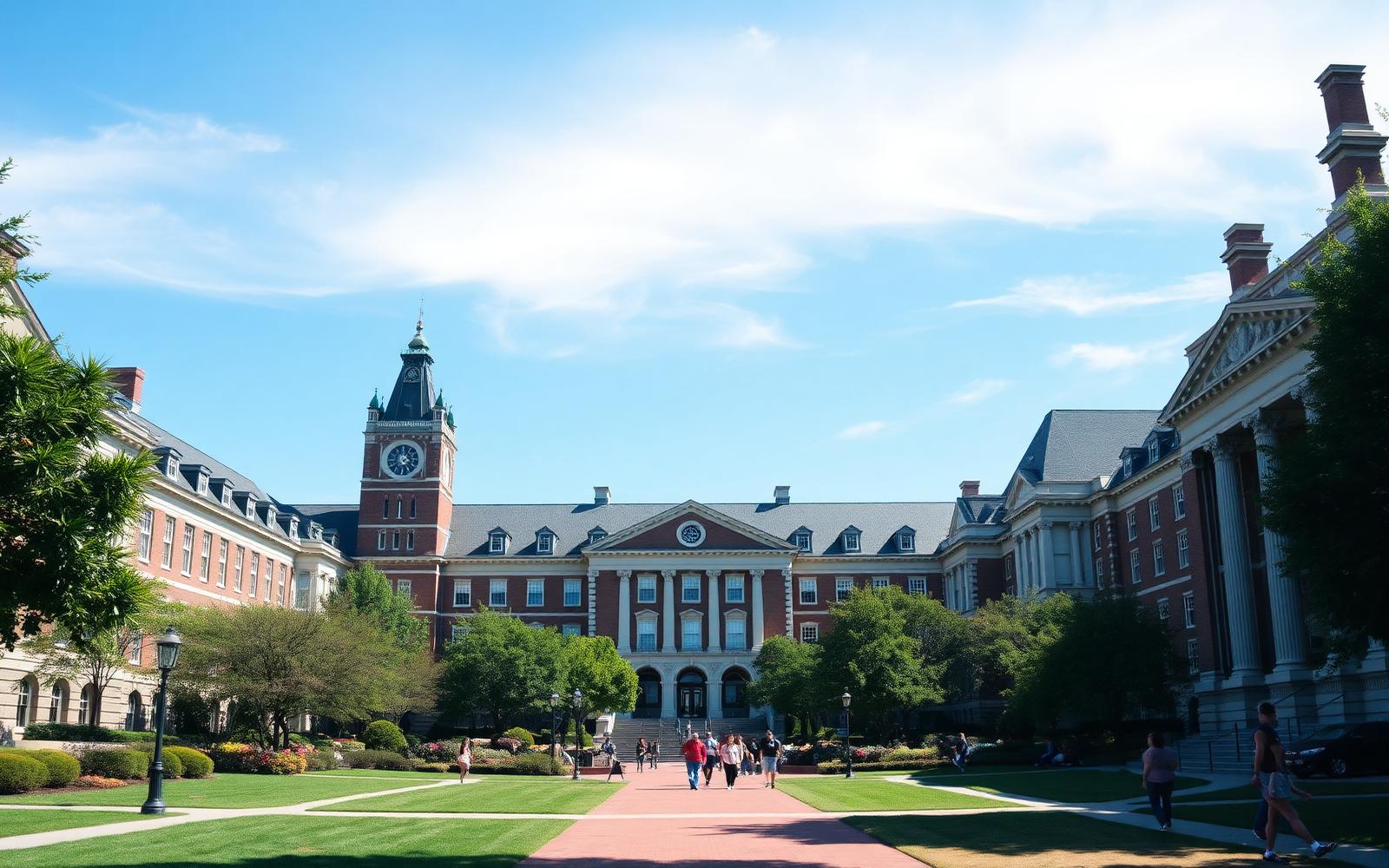 US university campus